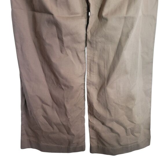 Outerknown Summerland Trouser Women's 27 Chestnut Brown Wide Leg Pants Career - Picture 4 of 13